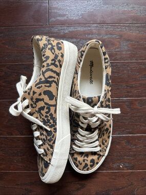 Madewell Leopard Print Lace-Ups